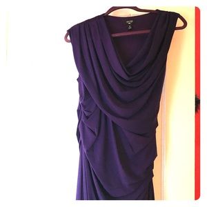 Purple Ruched Dress